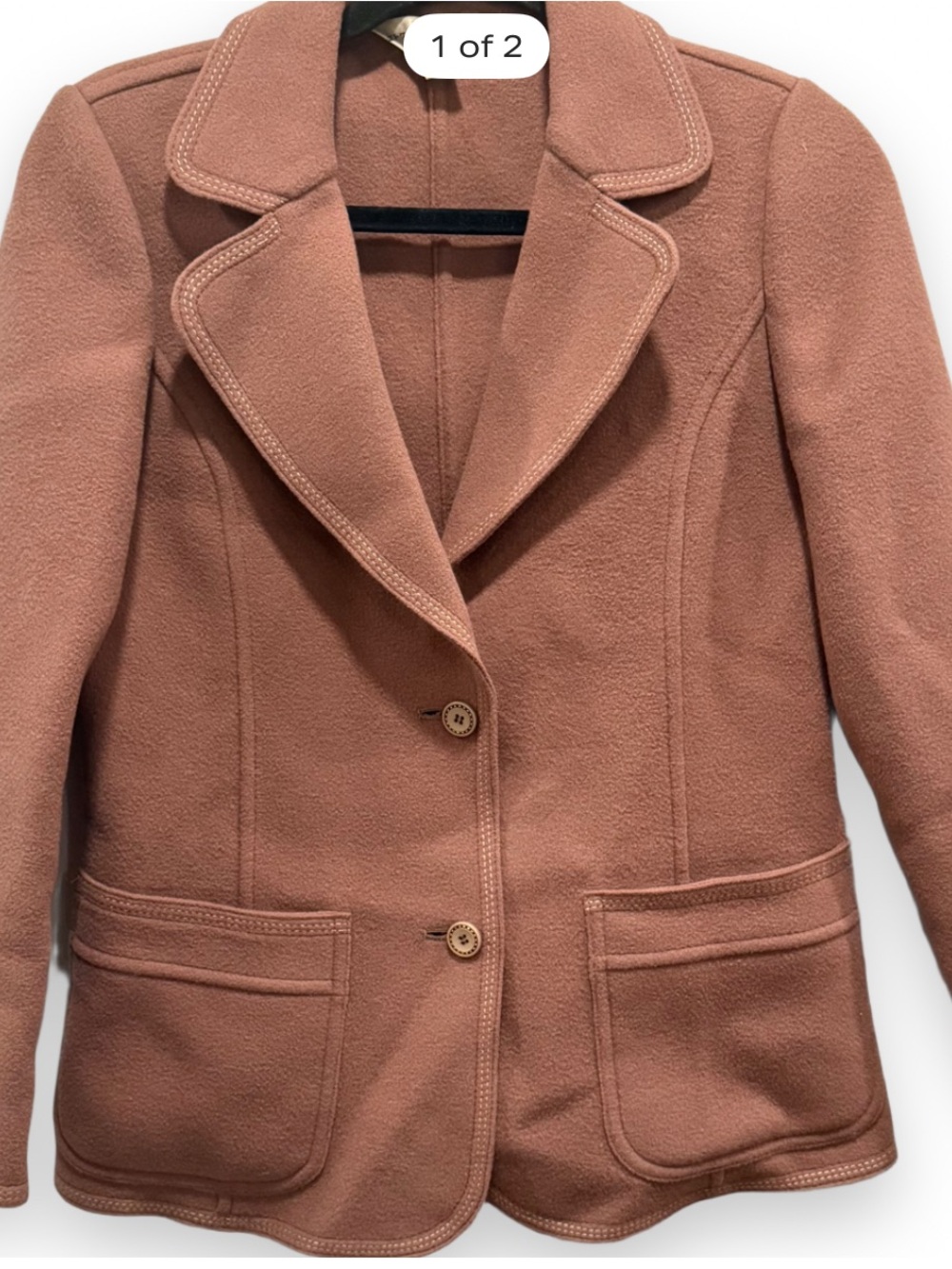 Tailored Women's Dusty Rose Blazer Jacket